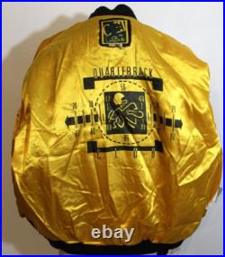 NFL GREEN BAY PACKERS G-111 Carl Banks Size XL Lined Leather Football Jacket