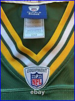 NFL Green Bay Packers Charles Woodson Men's Green Reebok Stitched Jersey- Small