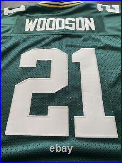 NFL Green Bay Packers Charles Woodson Men's Reebok Stitched Jersey- Sz 50 Large