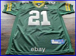 NFL Green Bay Packers Charles Woodson Men's Reebok Stitched SB Jersey- Sz 48 Med