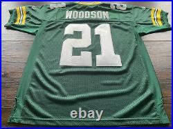 NFL Green Bay Packers Charles Woodson Men's Reebok Stitched SB Jersey- Sz 48 Med