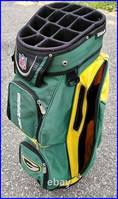NFL Green Bay Packers Golf Bag, 14-Way Divider, 