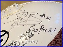 NFL Green Bay Packers Super Bowl XLV Champions Football Edgar Bennett Autograph