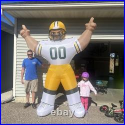NFL Green Bay Packers Tiny AirBlown Football Player Yard Gear Apparel