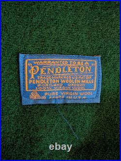 NFL Green Bay Packers Vintage Pendleton Wool Throw 66 x 53 Inches