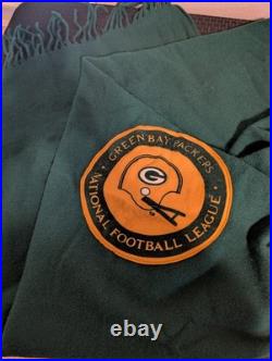 NFL Green Bay Packers Vintage Pendleton Wool Throw 66 x 53 Inches