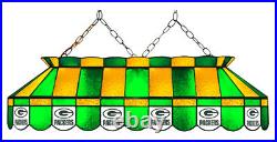NFL Licensed 40 Stained Glass Pool Table Light /31 TEAMS AVAILABLE