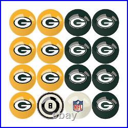 NFL Licensed Pool Ball Set with Numbers /19 TEAMS AVAILABLE