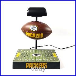 NFL Rotating Levitating Hover Football Bluetooth Speaker Green Bay Packers