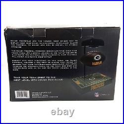 NFL Rotating Levitating Hover Football Bluetooth Speaker Green Bay Packers