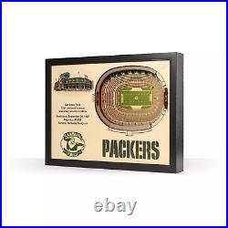 NFL StadiumViews 3D Wall Art, Green Bay Packers