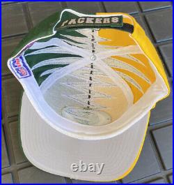 NWOT Vintage 90s Green Bay Packers Starter Shockwave Hat Cap NFL Wool Blend