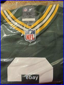 NWT Green Bay Packers Mason Crosby XL Nike Men's Green Official NFL Game Jersey