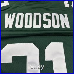 NWT Mitchell & Ness Green Bay Packers Charles Woodson 2010 Legacy Jersey 14/16 L