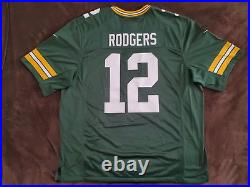 NWT Nike Vapor Limited Aaron Rodgers Green Bay Packers NFL Jersey Size 2XL