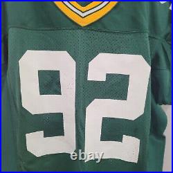 NWT Ripon NFL Green Bay Packers Reggie White 92 Pro Cut Authentic Game Jersey 44