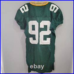 NWT Ripon NFL Green Bay Packers Reggie White 92 Pro Cut Authentic Game Jersey 44