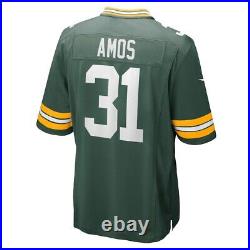 New Adrian Amos Green Bay Packers Nike Game Player Jersey Men's 2022 NFL NWT