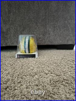 New Green Bay Packers Gold Crystal Rhinestone Mini Helmet Ridell