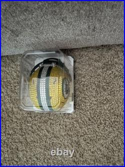 New Green Bay Packers Gold Crystal Rhinestone Mini Helmet Ridell
