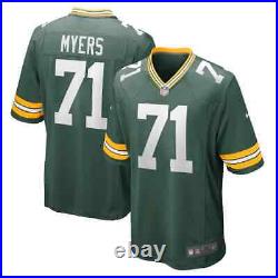 New Josh Myers Green Bay Packers Nike Game Player Jersey Men's 2022 NFL NWT GB