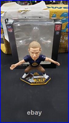 Nib 2012 Clay Matthews Green Bay Packers Bobblehead Acme Sace Dance Foco #ed/360