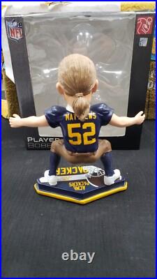 Nib 2012 Clay Matthews Green Bay Packers Bobblehead Acme Sace Dance Foco #ed/360