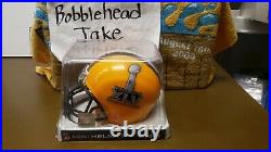 Nib Super Bowl XLV 45 Green Bay Packers Riddell Sports Mini Football Helmet