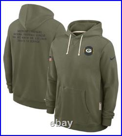 Nike AUTHENTIC Green Bay Packers 2025 Salute to Service Standard Issue Hoodie