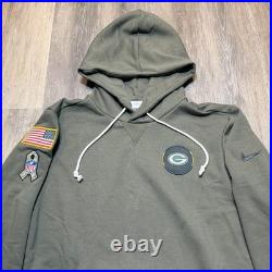 Nike AUTHENTIC Green Bay Packers 2025 Salute to Service Standard Issue Hoodie