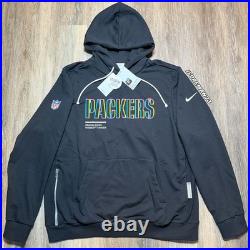 Nike AUTHENTIC Green Bay Packers Crucial Catch Sideline Standard Issue Hoodie