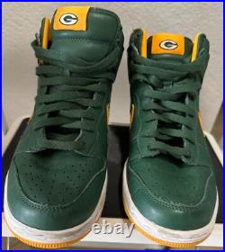 Nike Dunk High Green Bay Packers NFL NikeID Size 9 Nike Dunk High Green Bay Packers NFL NikeID Size 9