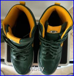 Nike Dunk High Green Bay Packers NFL NikeID Size 9 Nike Dunk High Green Bay Packers NFL NikeID Size 9