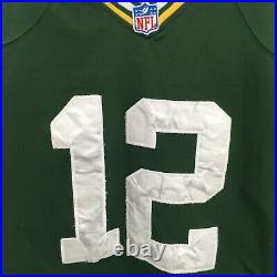 Nike Green Bay Packers Aaron Rodgers 12 Jersey Mens XL Green NFL Authentic