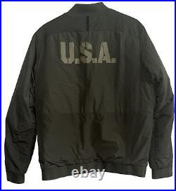 Nike Green Bay Packers Men's L NFL Salute to Service Reversible Bomber Jacket