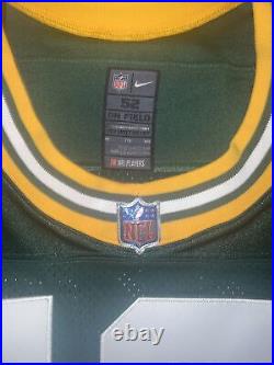 Nike Green Bay Packers NFL Aaron Rodgers Sz 52 Nike On Field Jersey $325 NWT