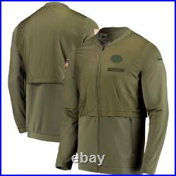 Nike Green Bay Packers NFL Salute to Service Men's Elite Hybrid Full-Zip Jacket