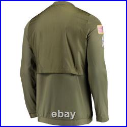 Nike Green Bay Packers NFL Salute to Service Men's Elite Hybrid Full-Zip Jacket