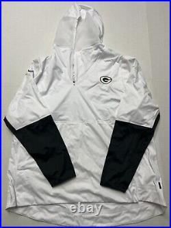 Nike Green Bay Packers Team-Issued Aeroshield Pregame Jacket CJ8766 100 2XL