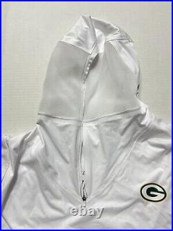 Nike Green Bay Packers Team-Issued Aeroshield Pregame Jacket CJ8766 100 2XL