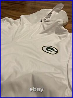Nike Green Bay Packers Team-Issued Aeroshield Pregame Jacket CJ8766 100 XXL