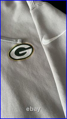 Nike Green Bay Packers Team Issued Full Zip Sweatshirt