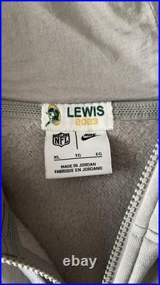 Nike Green Bay Packers Team Issued Full Zip Sweatshirt