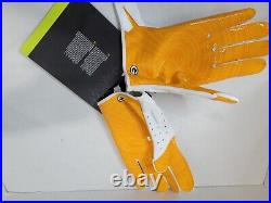 Nike Jordan Vapor Jet 5.0 Green Bay Packers NFL Football Gloves Men's Size XXL