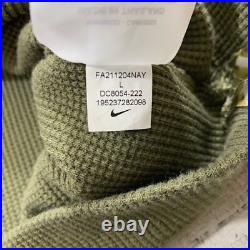 Nike L On Field Issued 1/4 Zip Waffle Knit Henley Green Bay Packers Doug Collins