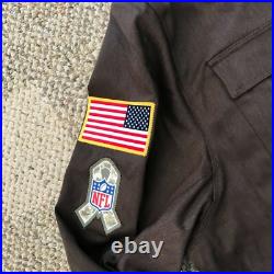 Nike Men's Salute to Service Canvas Military Jacket NFL Green Bay Packers Size M