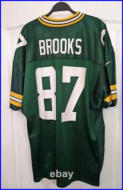Nike Mens Green Proline Robert Brooks #87 Green Bay Packers Jersey Sz 52 Rare