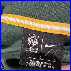 Nike NFL Green Bay Packers Full Zip Jacket Men Size L NKB6 Coaches NWT Rodgers