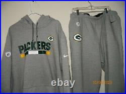 Nike NFL Green Bay Packers Sweatsuit (hoodie Sz 3xl & Pants Sz 2xl) Team Issued