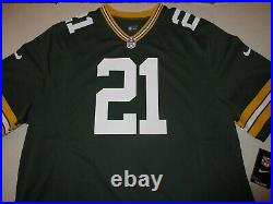 Nike On Field Green Bay Packers Charles Woodson NFL Football Jersey 2XL NEW